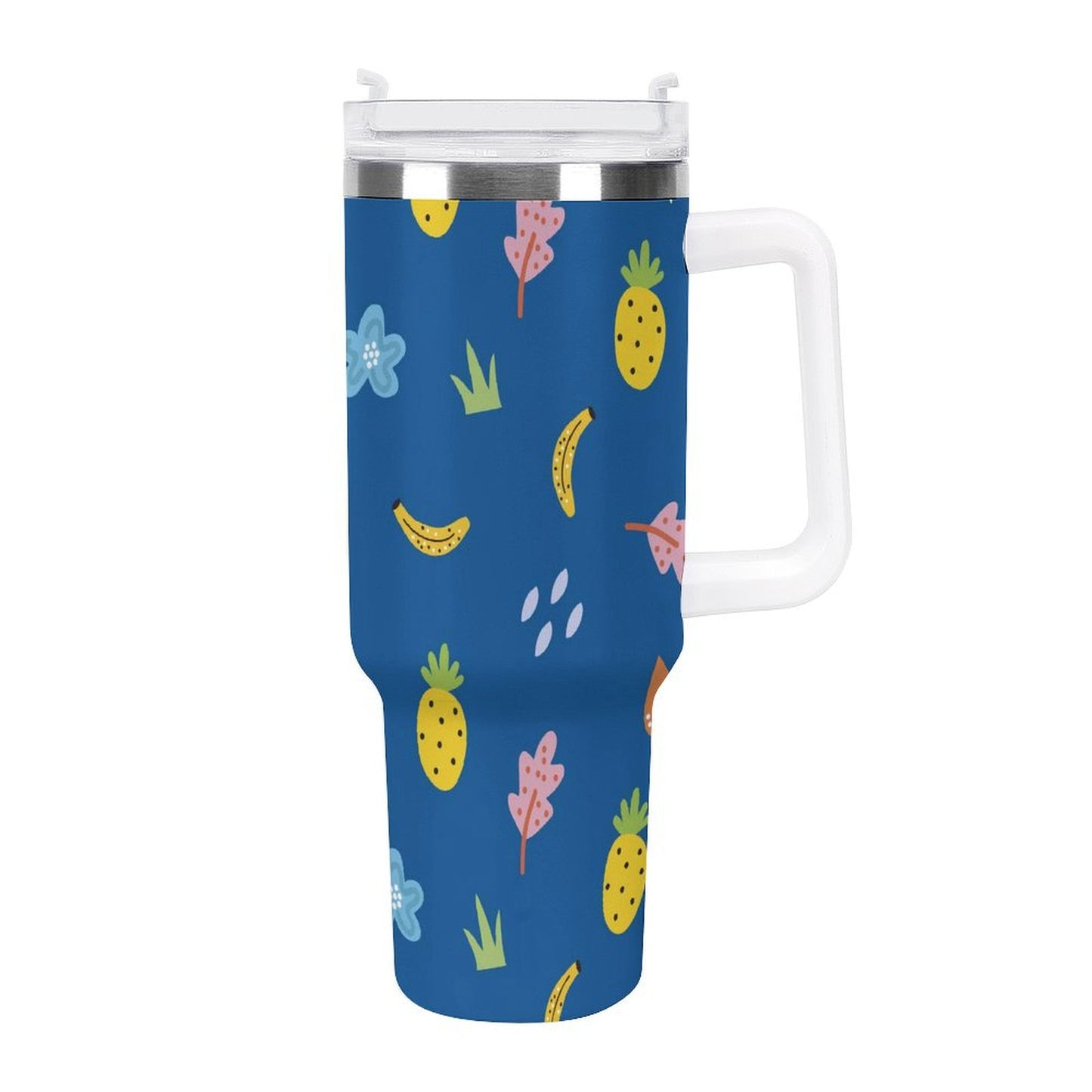 PHDT00181 POD US Local Tumbler 40 oz Large Capacity Car Cup Pineapple blue