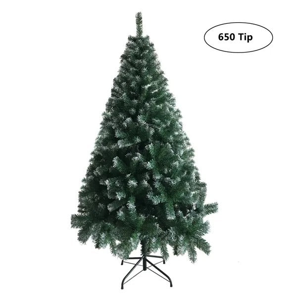 US Local 6FT Iron Leg White PVC 812 Branches Christmas Tree