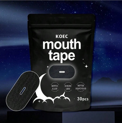 US Local Micropore Tape With Breathing Hole 30 Pack Breathable Tape For Men Women, Strong Hold Pain Free Removal Dreamland Sleep Gel Fall Asleep Faster, Sleep Longer Black