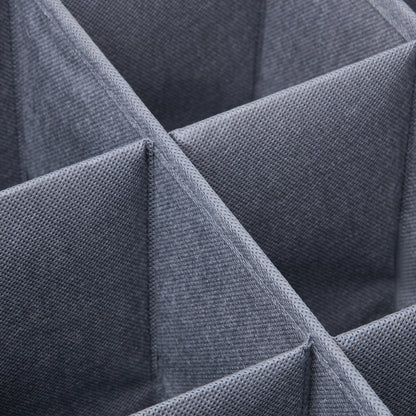 US Local Vevor Sturdy Under Bed Shoe Storage Organizer, Adjustable Dividers Fit 16 Compartments, Shoe Storage Organizer For Closet Organization With Clear Cover, Shoe Rack & Basket, For Closet, Entryway, Trunk