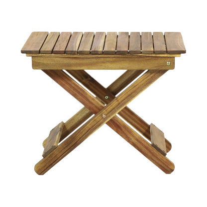 US Local Outdoor Folding Wooden Edge Table