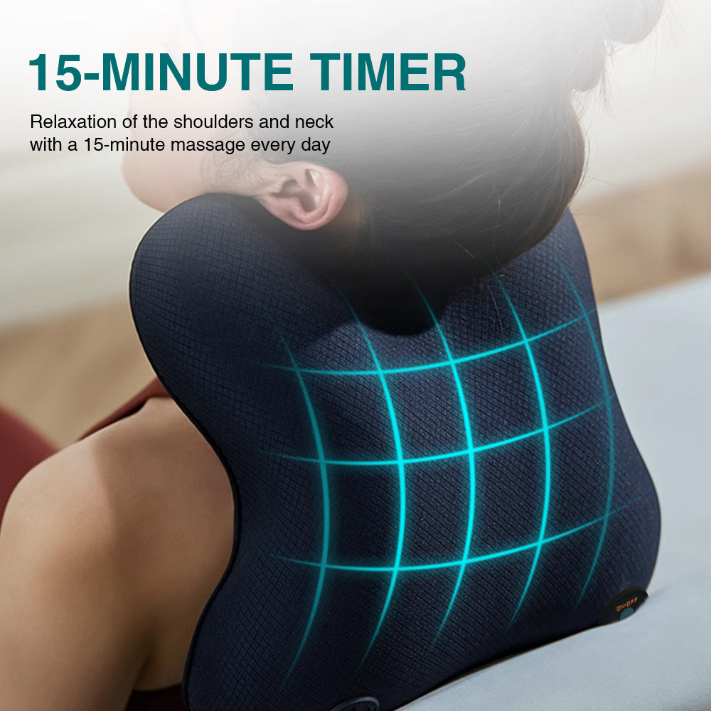 US Local Neck And Back Deep Acupressure Massager Full Body Massage Pillow Ideal Gift
