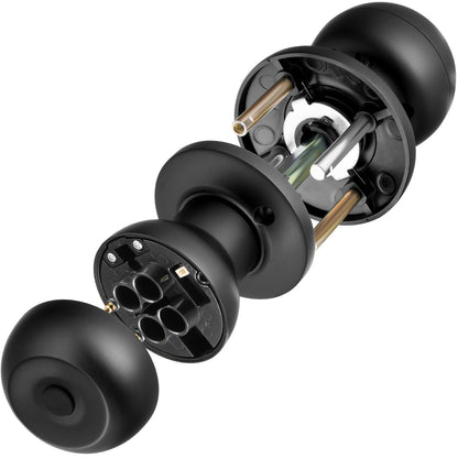 US Local VEVOR Smart Door Knob, Biometric Door Lock Bluetooth Smart Lock, Fingerprint Smart Lock With APP Control, Easy Installation Door Lock, For Home Bedrooms, Cloakroom, Hotels, Apartments Offices, Black