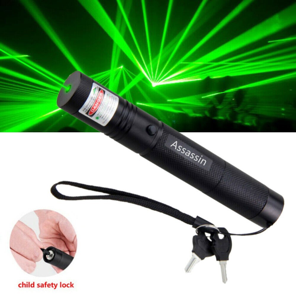 UK Local Green Laser Pointer Pen Light 9900Mile Strong Visible Beam Lazer AAA Torch 532nm USB Rechargeable Flashlight