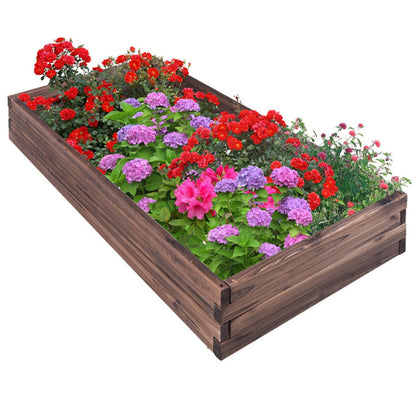 US Local Elevated Wooden Garden Planter Box Bed Kit