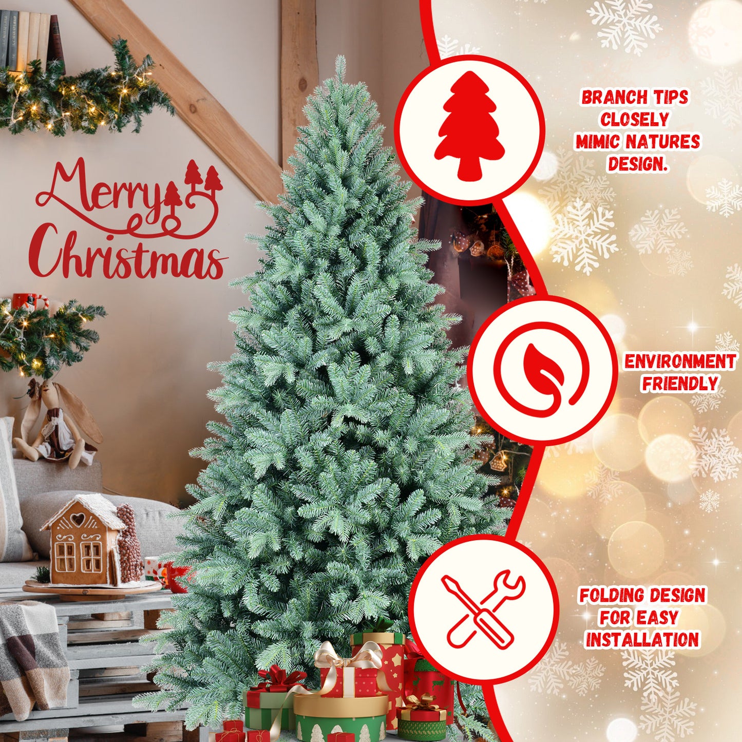 US Local PE, PVC Christmas Tree, Christmas Decorations