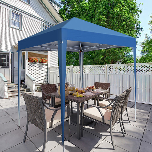 US Local Blue Non Enclosed Folding Shed