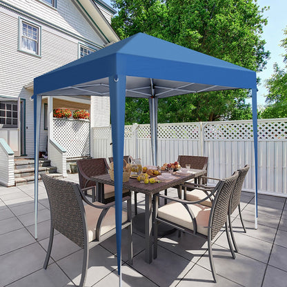 US Local Blue Non Enclosed Folding Shed