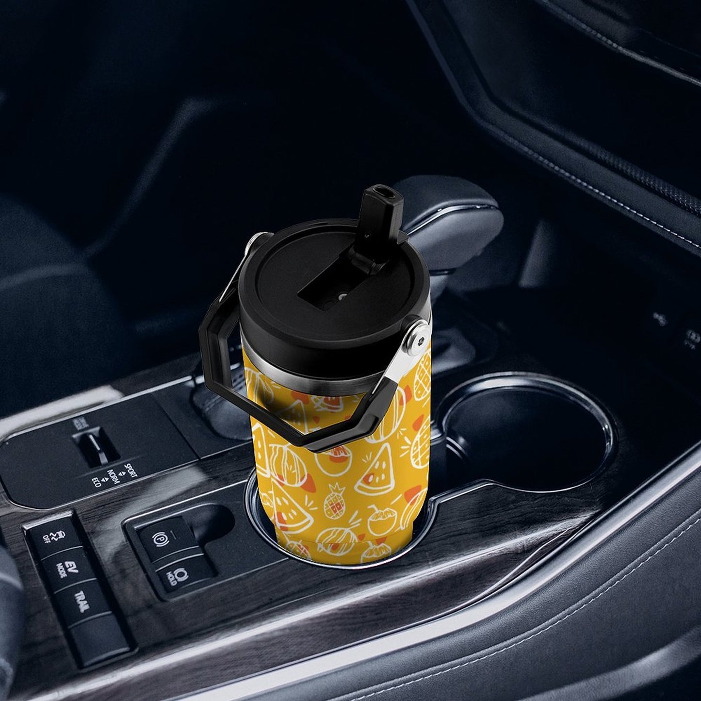 POD US Local Tumbler 30oz Large Capacity Car Cup Tropical-fruits Style