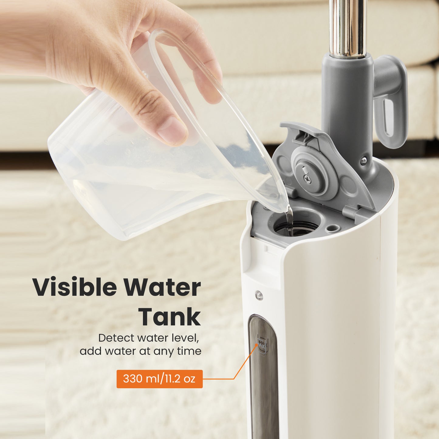 US Local Steam Mop For Floor Cleaning,Lightweight Floor Steamer Cleaner For Hardwood-Tile-Laminate Floors Carpet, 2 Washable Pad