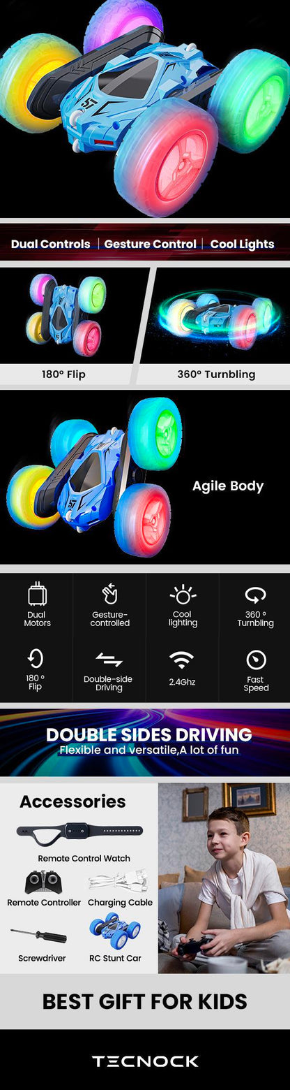 US Local Lightweight Stunt Remote Control Car,Only Supports Self-pickup