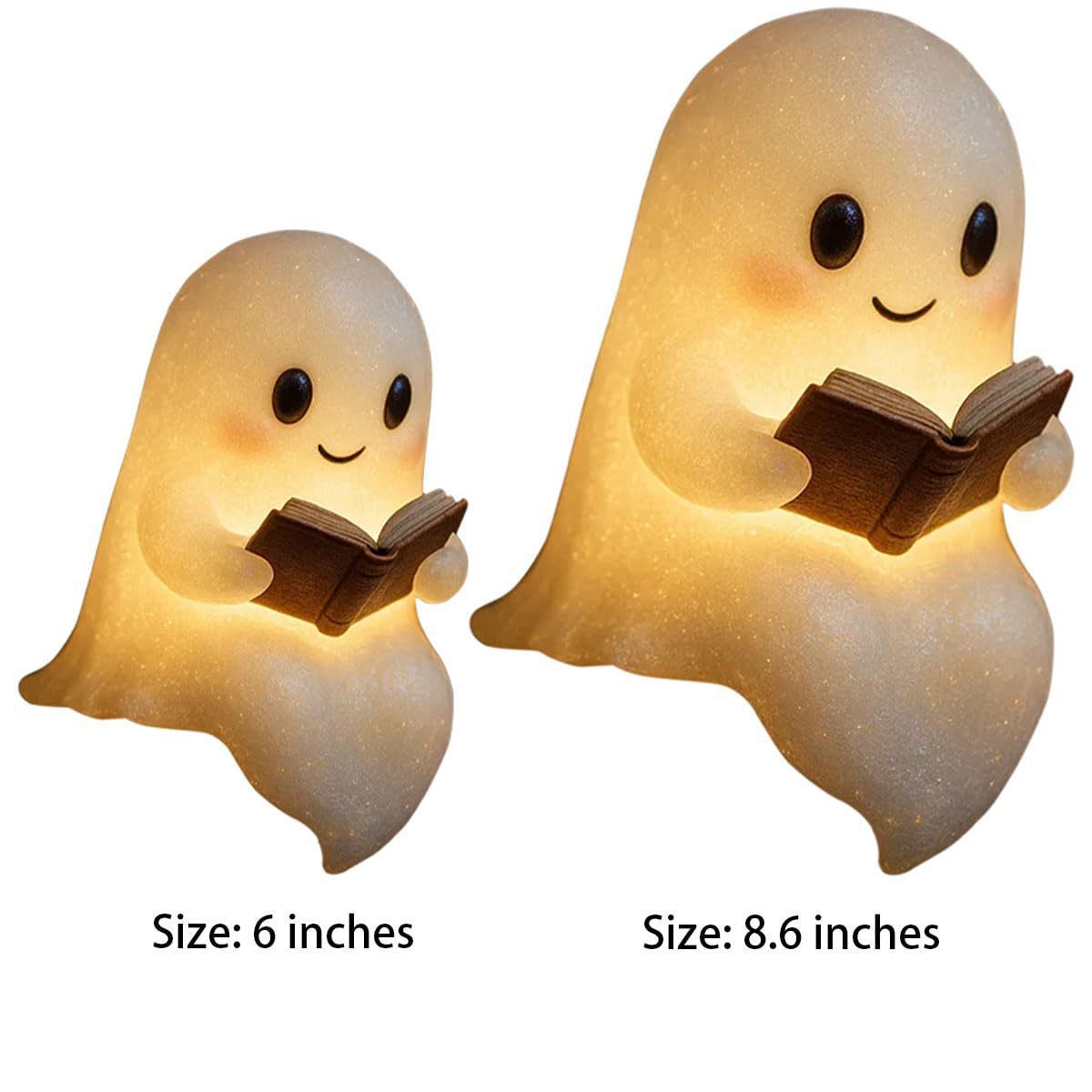 Cute LED Ghost Night Light for Kids ¡§C Warm Bedside Lamp & Halloween Home Decor Gift