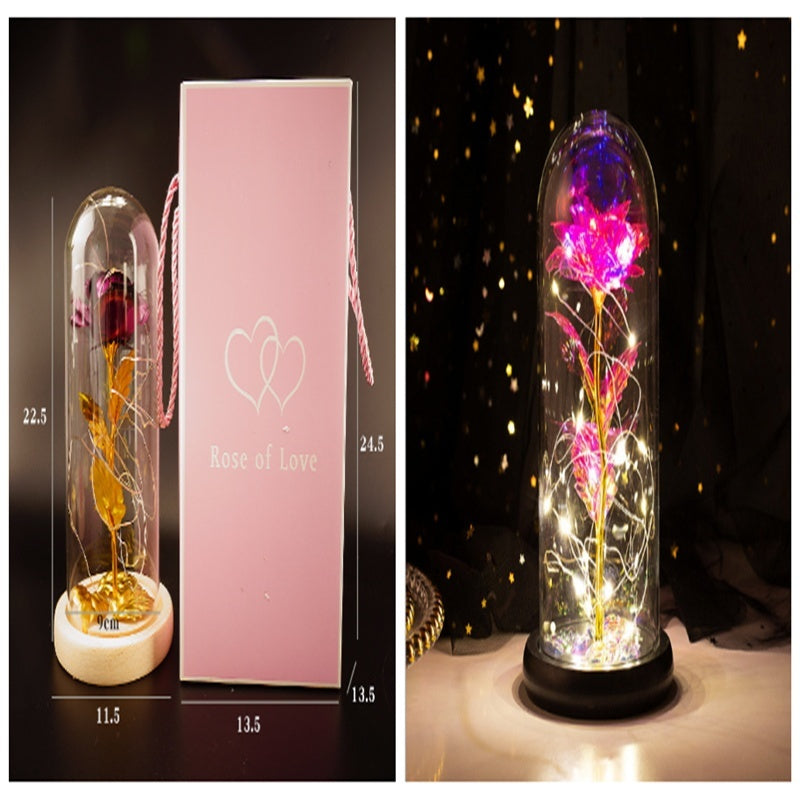 Little Prince Rose Glass Cover