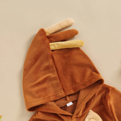 Romper Thanksgiving Chicken Shape Cute Style Men And Women Baby Jumpsuits