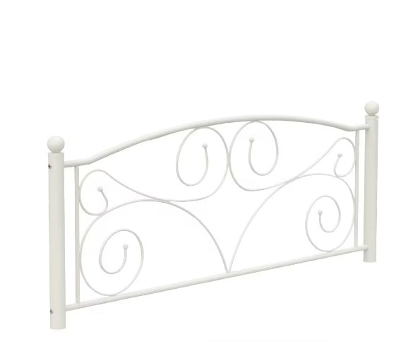 US Local Full Size Unique Flower Sturdy System Metal Bed Frame With Headboard And Footboard