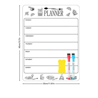 US Local Magnetic Fridge Message Board, Having A Super Large Writing Area And Made With Fine Craftsmanship, An Essential Single Item For The Kitchen.