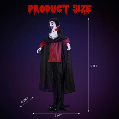 US Local 5.7ft Vampire Outdoor Halloween Decorations