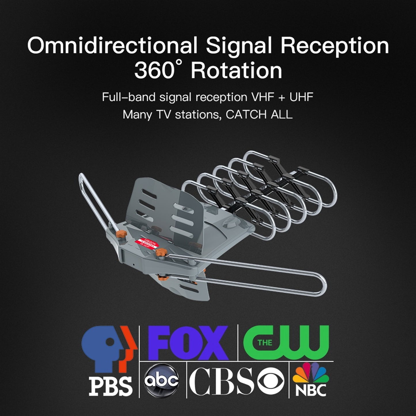 US Local Outdoor Antenna, Without Bracket, 360 Degree Rotation Of US Spec