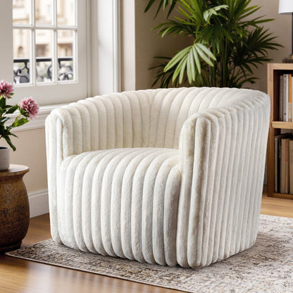 US Local Single Sofa, A Soft Touch Casual Sofa That Can Rotate 360 Degrees