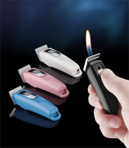 Strange Creative Hair-cutting Fire Lighter Personalized Gift
