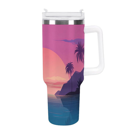 PHDT00535 POD US Local Tumbler 40oz Large Capacity Car Cup Island, Dusk