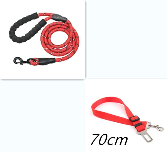 US Local Reflective Dog Leash Nylon Pet Dog Leash Rope For Small Medium Large Dogs Walking Training Pet Suppiles