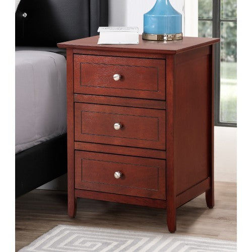US Local Transitional Cherry Nightstand For Bedrooms