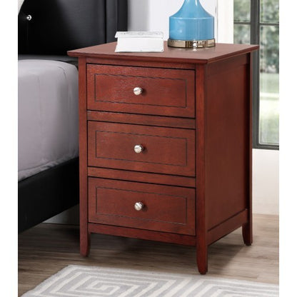 US Local Transitional Cherry Nightstand For Bedrooms