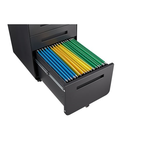 US Local 3 Drawer Mobile Filing Cabinet, Simple Style Multi-functional Locker