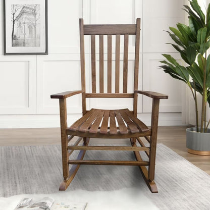 US Local Wooden Porch Rocker Chair WHITE