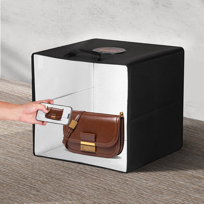 US Local VEVOR  Photo Studio Light Box 3000-5600K 6 Double-Sided Color Backdrops