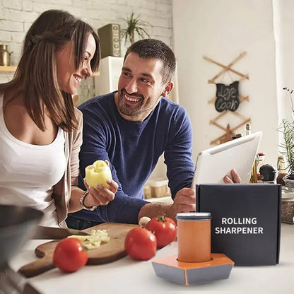 US Local Rolling Knife Sharpener Kit 5 Magnetic Angles 12 Degrees, 15 Degrees, 17 Degrees, 19 Degrees, 22 Degrees. Professional Rolling Knife Sharpening Tool Perfect For Kitchen, Chef, Pocket & Serrated Knives