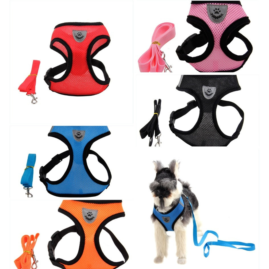US Local Fashionable High-end Multi-color Dog Harness