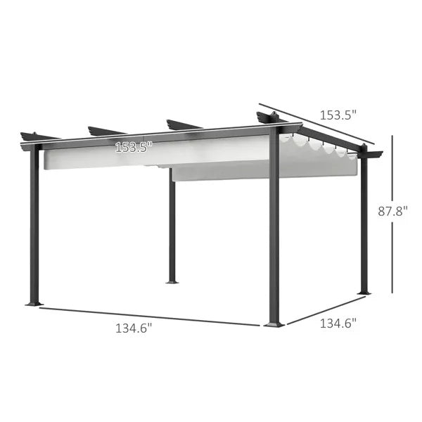 US Local Retractable Pergola Canopy