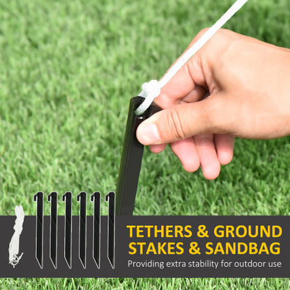 US Local Outsunny 73L Inflatable Halloween Decoration,5 Pumpkin, Blow Up Outdoor LED Yard Display, Waterproof