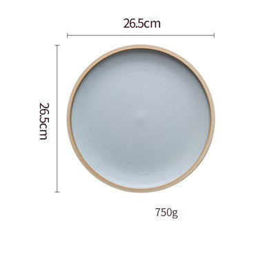 US Local Pure Color Matte Ceramic Plate