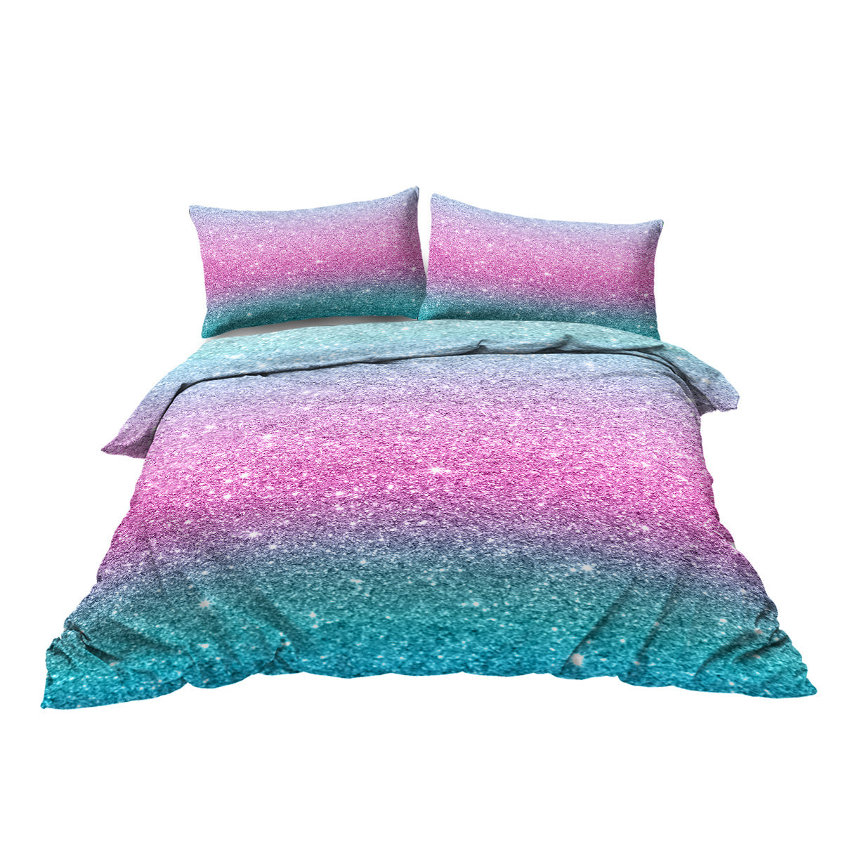 US Local 3 PCS Ultra Soft Duvet Cover Set For Comforter Star Bedding Set Full Queen King Size