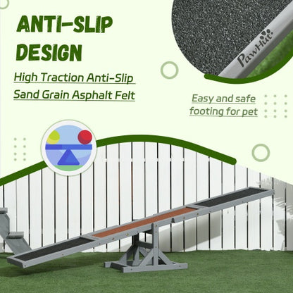 US Local Wooden Dog Agile Seesaw For Training And Exercise, Platform Equipment Running Game Toys