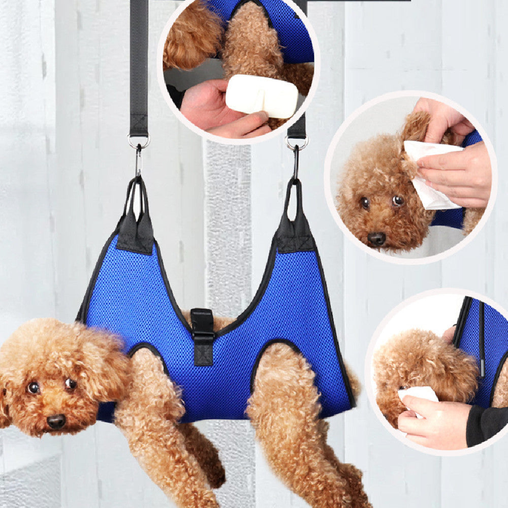 Pet Grooming Hammock Cat Dog Repairing Nails Restraint Bag