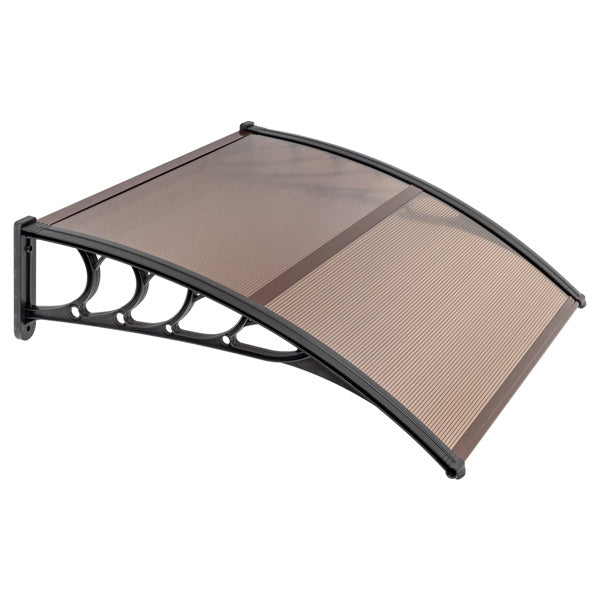 US Local Brown Board Black Bracket Canopy100X96cm