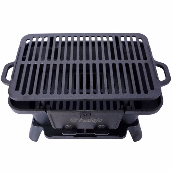 US Local Outdoor Oval Cast Iron Grill