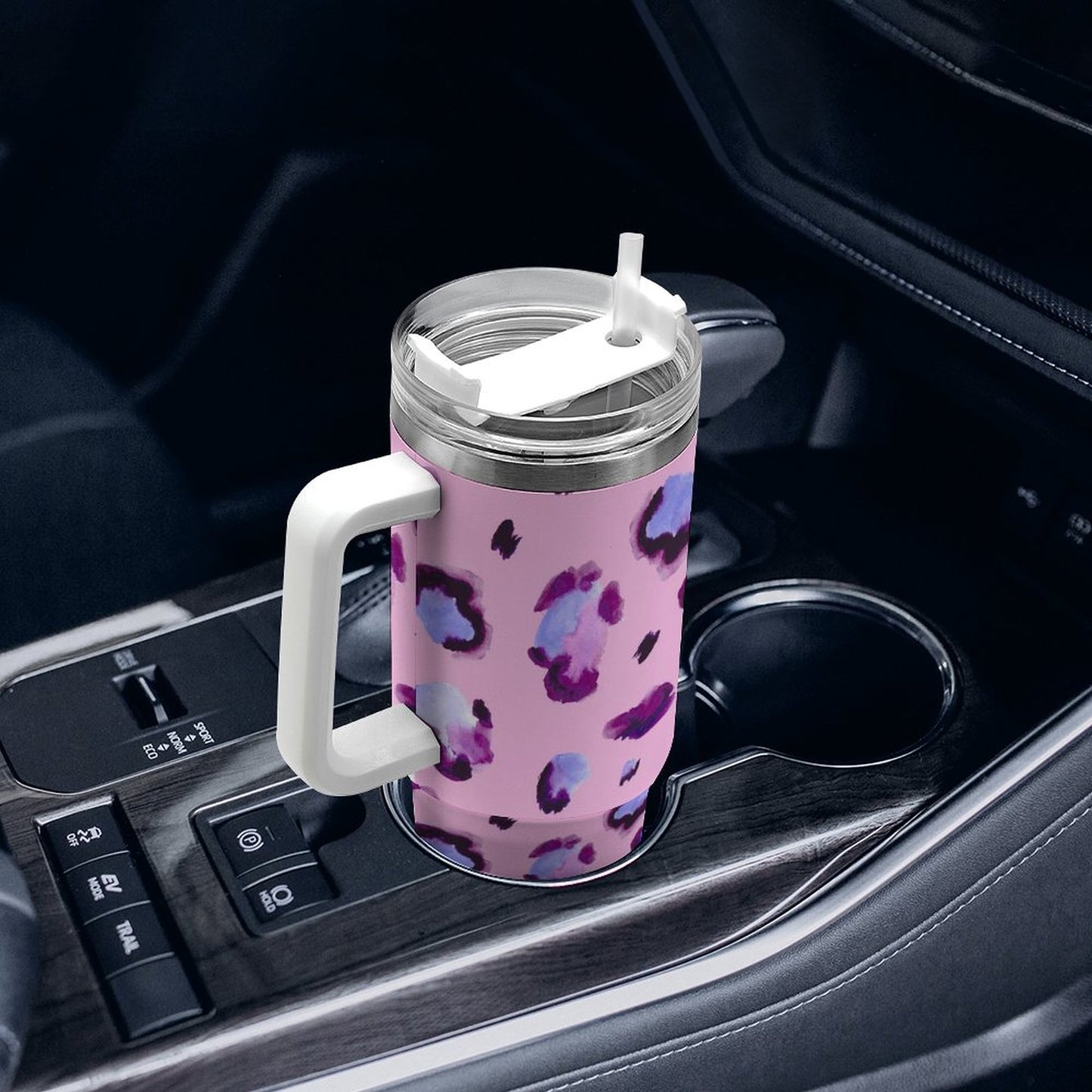 PHDT00396 POD US Local Tumbler 40 oz Large Capacity Car Cup Leopard
