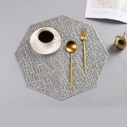 Solid Color Nordic Round Placemat