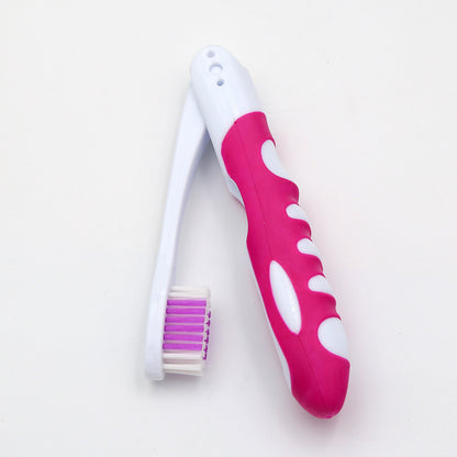 Foldable Toothbrush Travel Portable Glue Injection Prawn Toothbrush