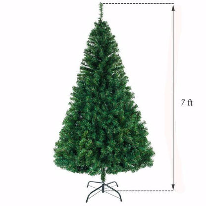 US Local Green 7ft 1100 Branch PVC Christmas Tree