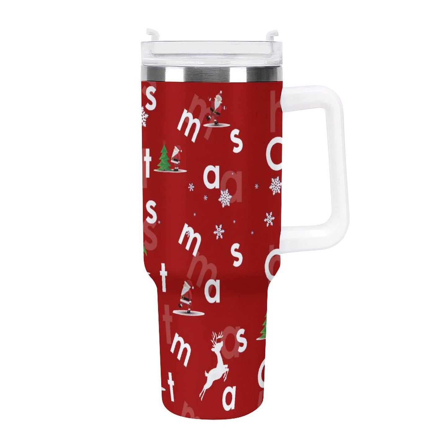 PHDT00333 POD US Local Tumbler 40 oz Large Capacity Car Cup Christmas, Elk