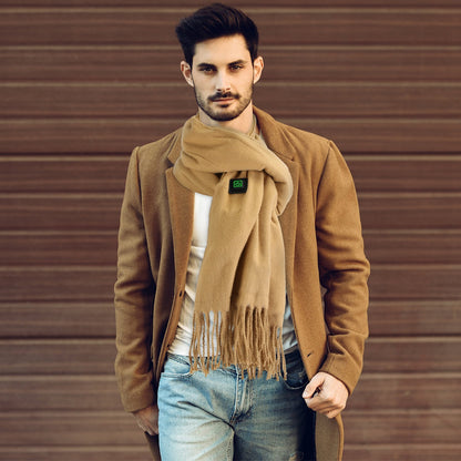 US Local 1 Pc Electric Heated Winter Scarf USB Heating Neck Wrap Unisex Heated Neck Shawl Soft Warm Scarves 3 Heating Modes For Outdoor Cycling Skiing Skating