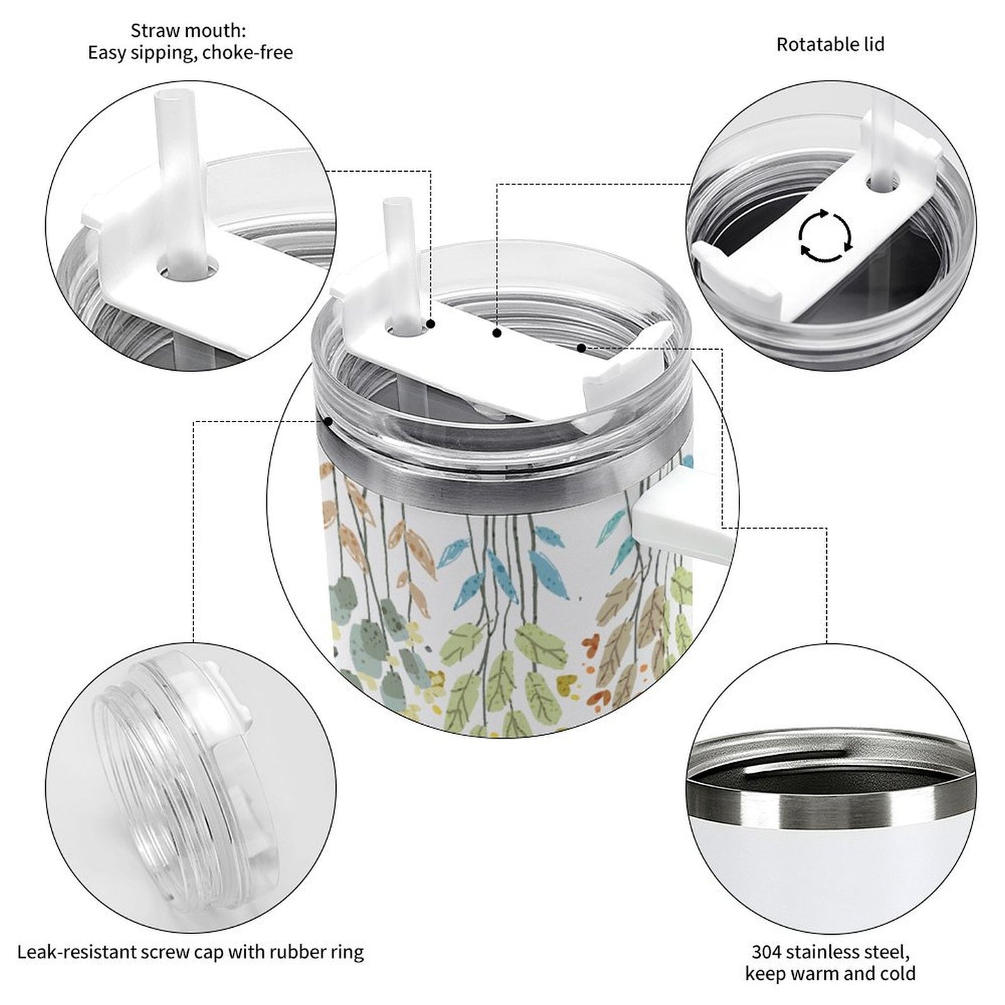 PHDT00097 POD US Local Tumbler 40 oz Large Capacity Car Cup Good Old Days