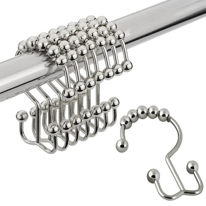 US Local Stainless Steel Mountain-shaped Ball Curtain Hook