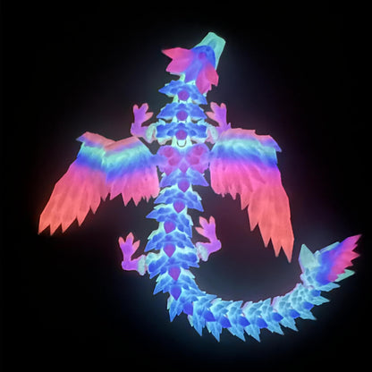 US Local 3D Printed Crystal Pterosaur 3D Printed Crystal Dragon